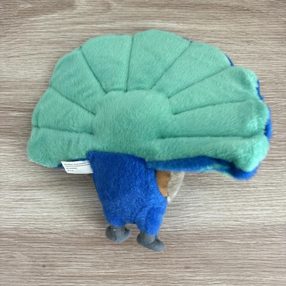 Wild Republic Peacock Plush Stuffed Animal 2020 Blue Green Soft Toy 12